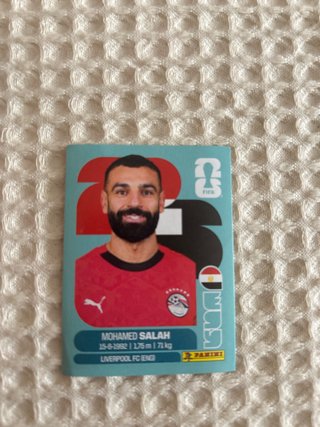 Cromo Mundial Mohamed Salah Panini