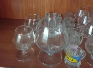 Lote copas y figuras decorativas