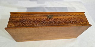 Scatola Legno Intagliata Epoca '900