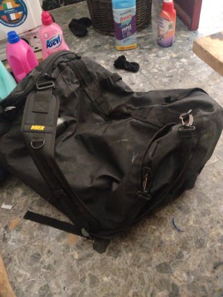 Mochila de viaje y mochilero