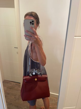 Bolso Hermès Herbag Zip 31 Retourné