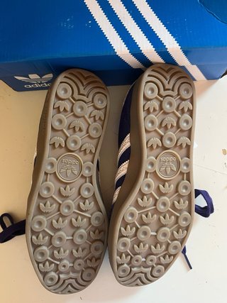 Adidas Gazelle Azul marino pavo electrico y Blanco