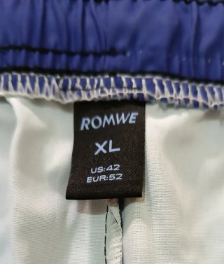 Bermudas hombre azules con estampado