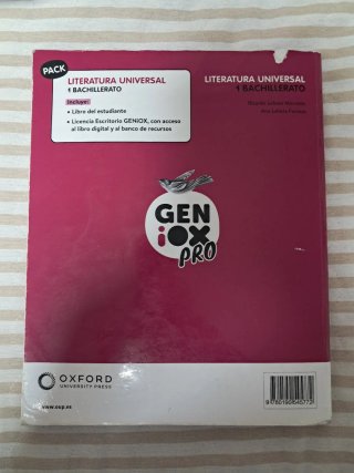 Libro de lieratura universal 1 Bachillerato