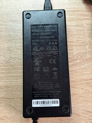Cargador 60V