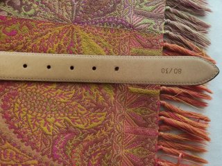 Cinturón Burberry Beige marton burdeos