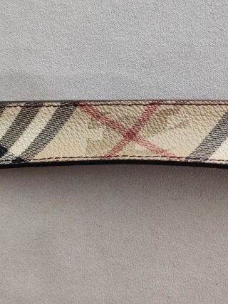 Cinturón Burberry Beige marton burdeos