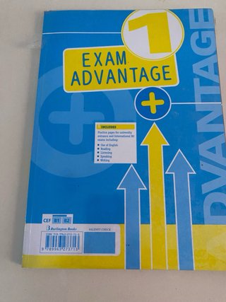 Libro ingles 1º Bachillerato Advantage Workbook.