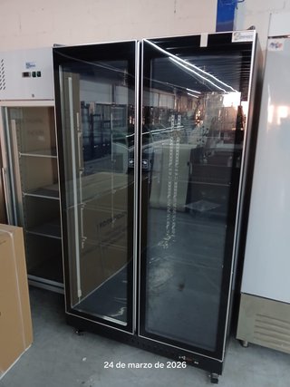 Nevera expositora refrigerada dos puertas