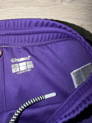 Shorts Málaga CF Morado y Amarillo Talla M