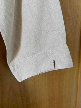 Vestido Mango Lino Beige