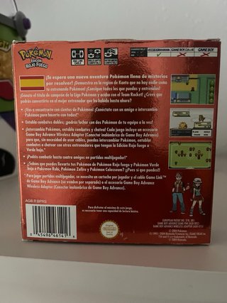 Pokemon Rojo Fuego GBA Edición Español
