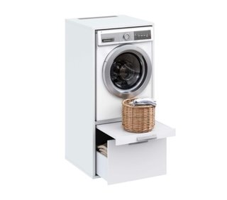 Mueble armario lavadora 67,2x144cm blanco