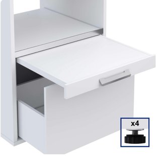 Mueble armario lavadora 67,2x144cm blanco