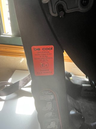 Silla coche Be Cool multiposición e Isofix