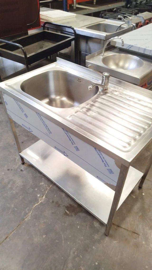 Fregadero industrial acero inoxidable escurridor