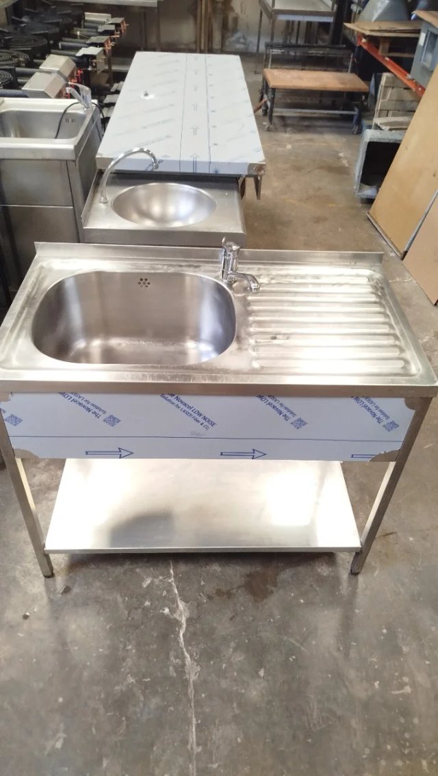 Fregadero industrial acero inoxidable escurridor