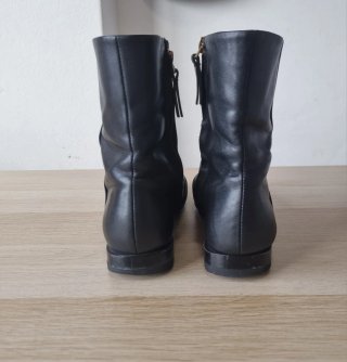 Botines piel negros Massimo Dutti Talla 37