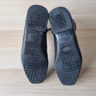 Botines piel negros Massimo Dutti Talla 37