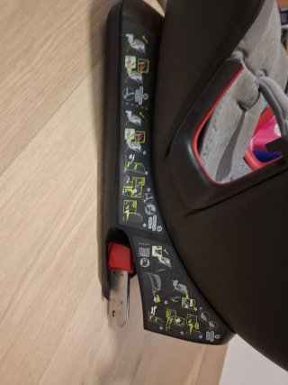 Silla de coche Britax Römer gris. Grupo 1, 2 y 3.