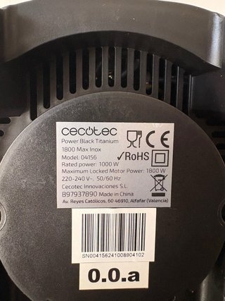 Batidora Cecotec Power Titanium