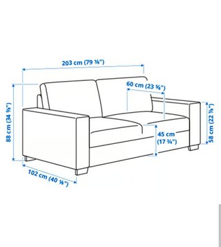 Sofá Cama Gris Tela 2-3 Plazas