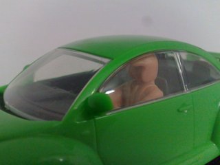 Scalextric Pre-Production New Beetle Model Test