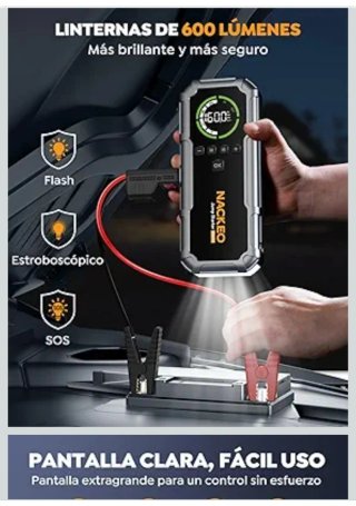 Arrancador de Baterías NACKEO 1600A