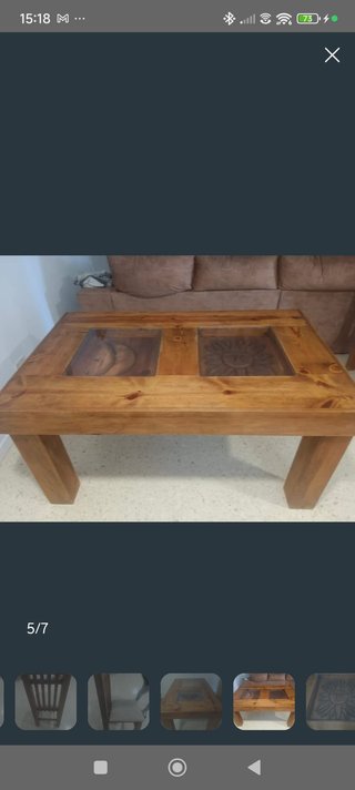 Mesa mexicana madera maciza alta calidad
