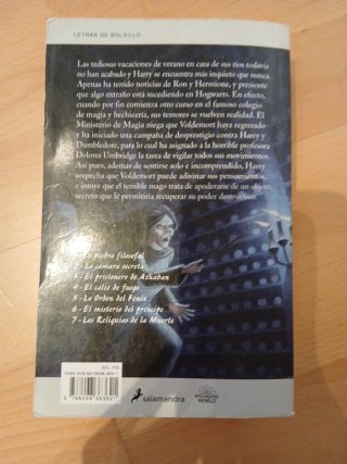 Harry Potter 5 y la orden del Fénix