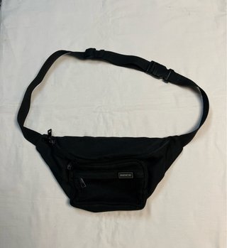 Riñonera negra de tela (Inside)
