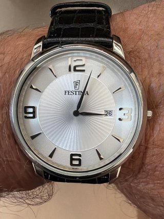 Reloj Festina F6806 Minimalista Clásico Plata