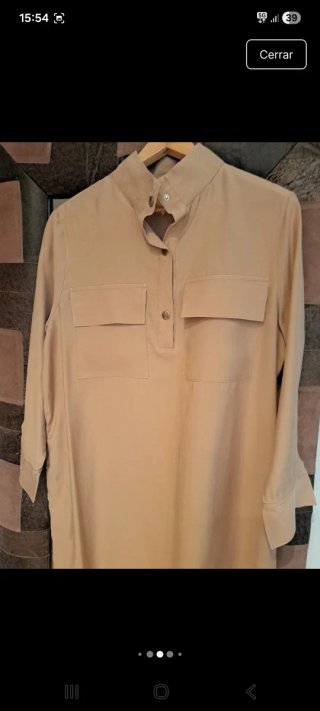 Vestido/camisola beige
