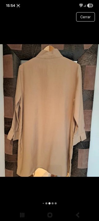 Vestido/camisola beige