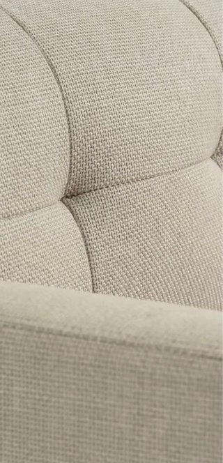 Sofá Chaiselongue Beige Tela