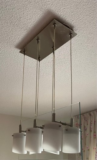Lámpara colgante moderna 6 luces