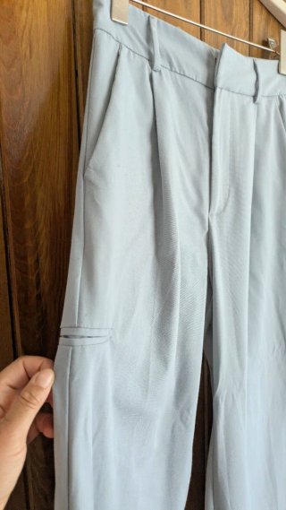 Pantalón traje Pull&Bear azul bebé T.M