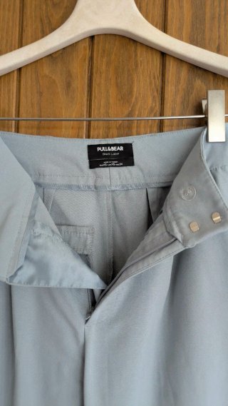 Pantalón traje Pull&Bear azul bebé T.M
