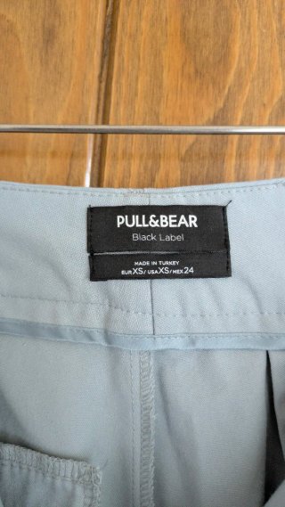 Pantalón traje Pull&Bear azul bebé T.M