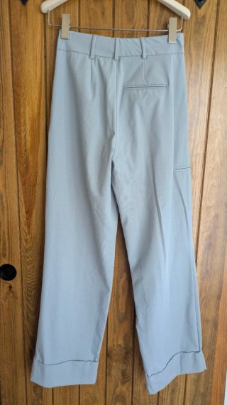 Pantalón traje Pull&Bear azul bebé T.M