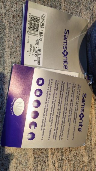 Zaini Samsonite Neri/Grigi