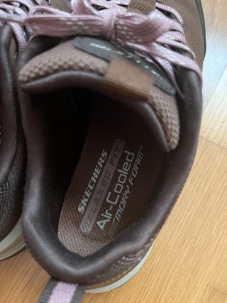Deportivas Skechers Mujer Marrón Rosado
