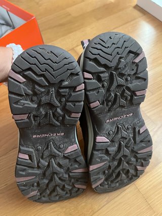 Deportivas Skechers Mujer Marrón Rosado