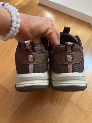 Deportivas Skechers Mujer Marrón Rosado