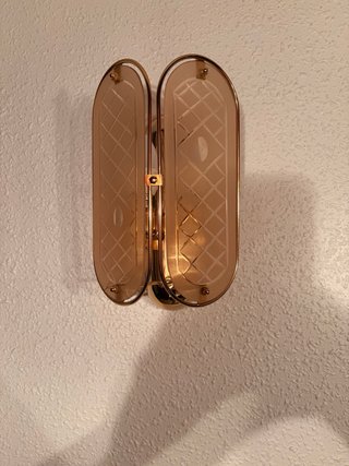 Conjunto de lampara de techo y 3 apliques a juego