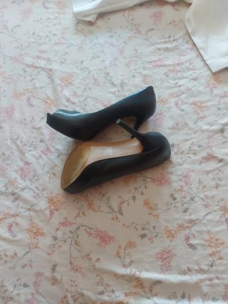 Zapatos tacón Nine West negros talla 38