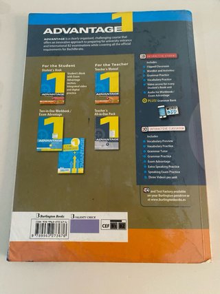 Libro ingles 1ºBachillerato. Advantage Student’s b