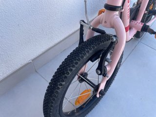 Bicicleta infantil Btwin rosa