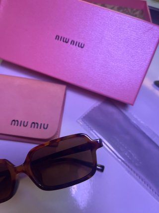 Gafas Miu Miu Tortoise y Dorado
