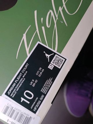 Scarpe Jordan Flight Court Viola Tg 44
